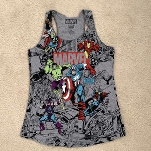 Marvel graphic tank top